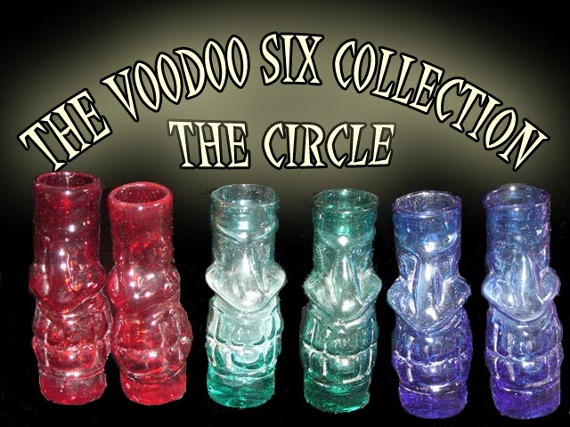 Voodoo Tiki tequila Shotglasses -6